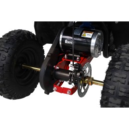 Quad HIPERFECT na akumulator Czerwony 35km/h + Silnik 1000W + Koła pompowane + Regulacja siedzenia