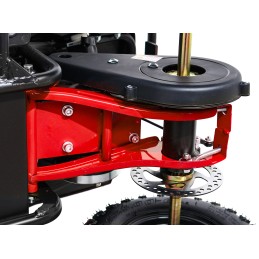 Quad HIPERFECT na akumulator Czerwony 35km/h + Silnik 1000W + Koła pompowane + Regulacja siedzenia