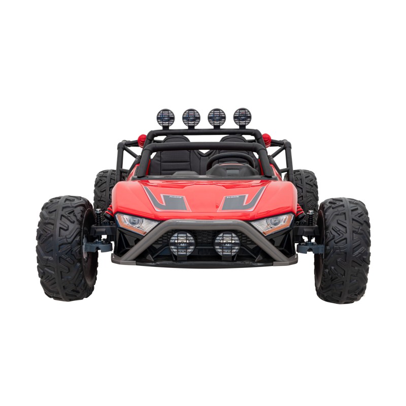 Auto Buggy Racing 5 na akumulator dla dzieci Czerwony + Silniki 2x200W + Pilot + Audio LED + Wolny Start