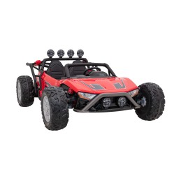 Auto Buggy Racing 5 na akumulator dla dzieci Czerwony + Silniki 2x200W + Pilot + Audio LED + Wolny Start