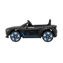 Autko BMW i4 na akumulator dla dzieci Czarny + Wolny Start + EVA + Ekoskóra + Audio LED + Pilot