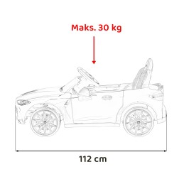 Pojazd, samochód BMW M4 Biały