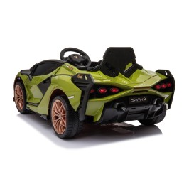 Lamborghini SIAN na akumulator dla dzieci Zielony + Pilot + EVA + Wolny Start + Audio LED