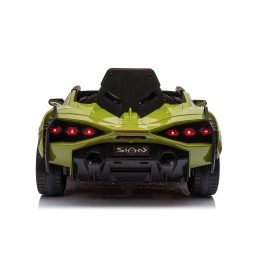 Lamborghini SIAN na akumulator dla dzieci Zielony + Pilot + EVA + Wolny Start + Audio LED