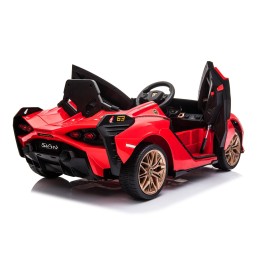 Lamborghini SIAN na akumulator dla dzieci Czerwony + Pilot + EVA + Wolny Start + Audio LED