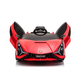 Lamborghini SIAN na akumulator dla dzieci Czerwony + Pilot + EVA + Wolny Start + Audio LED