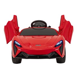McLaren Auto na akumulator dla dzieci Czerwony + Napęd 4x4 + Pilot + Wolny Start + EVA + Audio LED