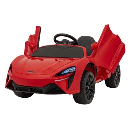 McLaren Auto na akumulator dla dzieci Czerwony + Napęd 4x4 + Pilot + Wolny Start + EVA + Audio LED