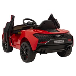 McLaren Auto na akumulator dla dzieci Czerwony + Napęd 4x4 + Pilot + Wolny Start + EVA + Audio LED