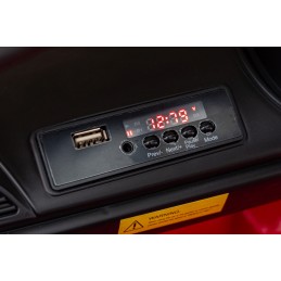McLaren Auto na akumulator dla dzieci Czerwony + Napęd 4x4 + Pilot + Wolny Start + EVA + Audio LED