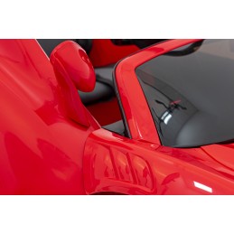 McLaren Auto na akumulator dla dzieci Czerwony + Napęd 4x4 + Pilot + Wolny Start + EVA + Audio LED