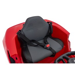 McLaren Auto na akumulator dla dzieci Czerwony + Napęd 4x4 + Pilot + Wolny Start + EVA + Audio LED
