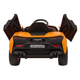 McLaren auto na akumulator dla dzieci Pomarańczowy + Napęd 4x4 + Pilot + Wolny Start + EVA + Audio LED