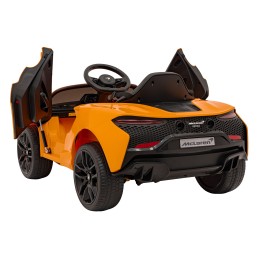 McLaren auto na akumulator dla dzieci Pomarańczowy + Napęd 4x4 + Pilot + Wolny Start + EVA + Audio LED