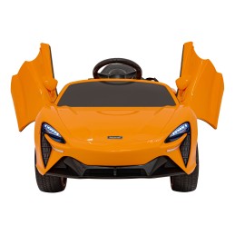 McLaren auto na akumulator dla dzieci Pomarańczowy + Napęd 4x4 + Pilot + Wolny Start + EVA + Audio LED