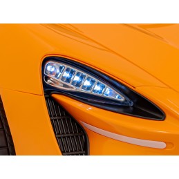 McLaren auto na akumulator dla dzieci Pomarańczowy + Napęd 4x4 + Pilot + Wolny Start + EVA + Audio LED