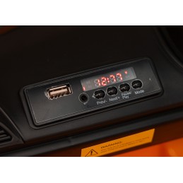 McLaren auto na akumulator dla dzieci Pomarańczowy + Napęd 4x4 + Pilot + Wolny Start + EVA + Audio LED