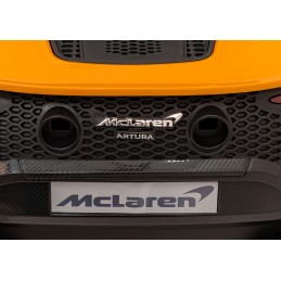 McLaren auto na akumulator dla dzieci Pomarańczowy + Napęd 4x4 + Pilot + Wolny Start + EVA + Audio LED