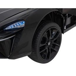 McLaren auto na akumulator dla dzieci Czarny + Napęd 4x4 + Pilot + Wolny Start + EVA + Audio LED