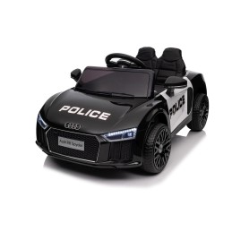 Audi R8 Policja na akumulator dla dzieci + Pilot + EVA + Wolny Start + MP3 LED