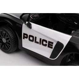 Audi R8 Policja na akumulator dla dzieci + Pilot + EVA + Wolny Start + MP3 LED