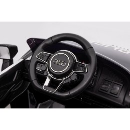 Audi R8 Policja na akumulator dla dzieci + Pilot + EVA + Wolny Start + MP3 LED