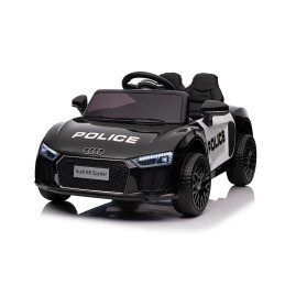 Audi R8 Policja na akumulator dla dzieci + Pilot + EVA + Wolny Start + MP3 LED