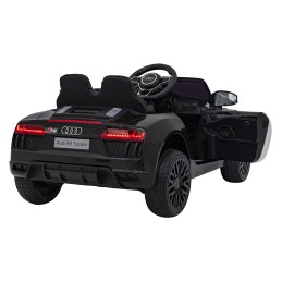 Audi R8 Policja na akumulator dla dzieci + Pilot + EVA + Wolny Start + MP3 LED