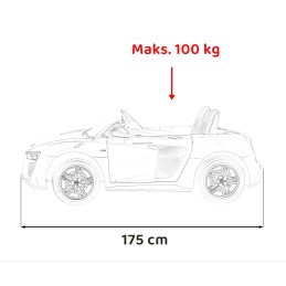 Audi Spyder R8 LIFT Niebieski