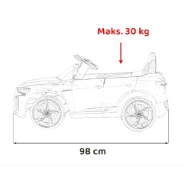 Pojazd Audi SQ8 Czarny