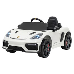Pojazd Porsche Spyder RS 718 Biały sportowy samochód