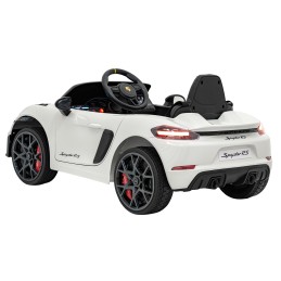 Pojazd Porsche Spyder RS 718 Biały sportowy samochód