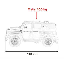 Pojazd Mercedes Benz MAYBACH G650 Czarny