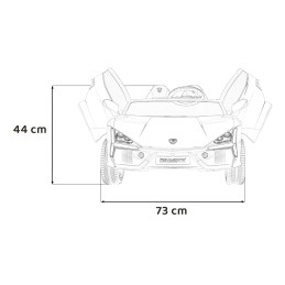 Pojazd Lamborghini Revuelto XL STRONG Niebieski